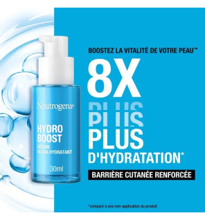 Neutrogena – Hydro Boost Sérum Ultra Hydratant Tous Types de Peaux, 30 ml