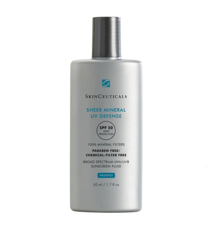 SkinCeuticals – Protect Protection Solaire Effet Mat SPF50 Sheer Mineral UV Defense, 50 ml
