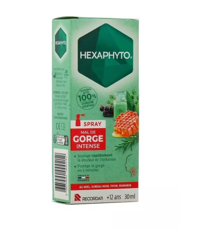 HexaPhyto – Spray Mal de Gorge Intense, 30 ml