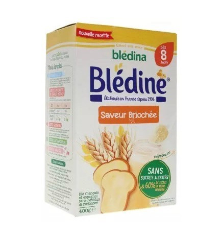 Blédina – Blédine Saveur Briochée – Dès 8 mois – 400 g