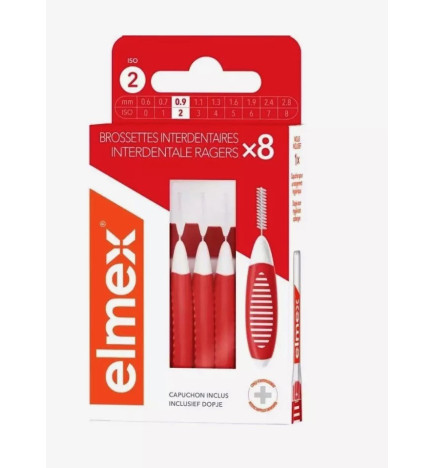 Elmex – Brossettes interdentaires 0,9 mm, 8 unités