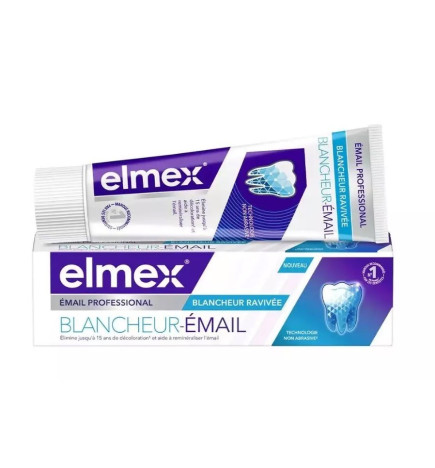 Elmex – Dentifrice Blancheur Émail Professional, 75 ml