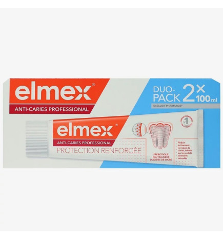 Elmex – Anti-caries Professional dentifrice, 2 x 100 ml