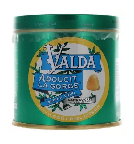 Valda – Gommes Sans Sucres Goût Miel Citron 140 g