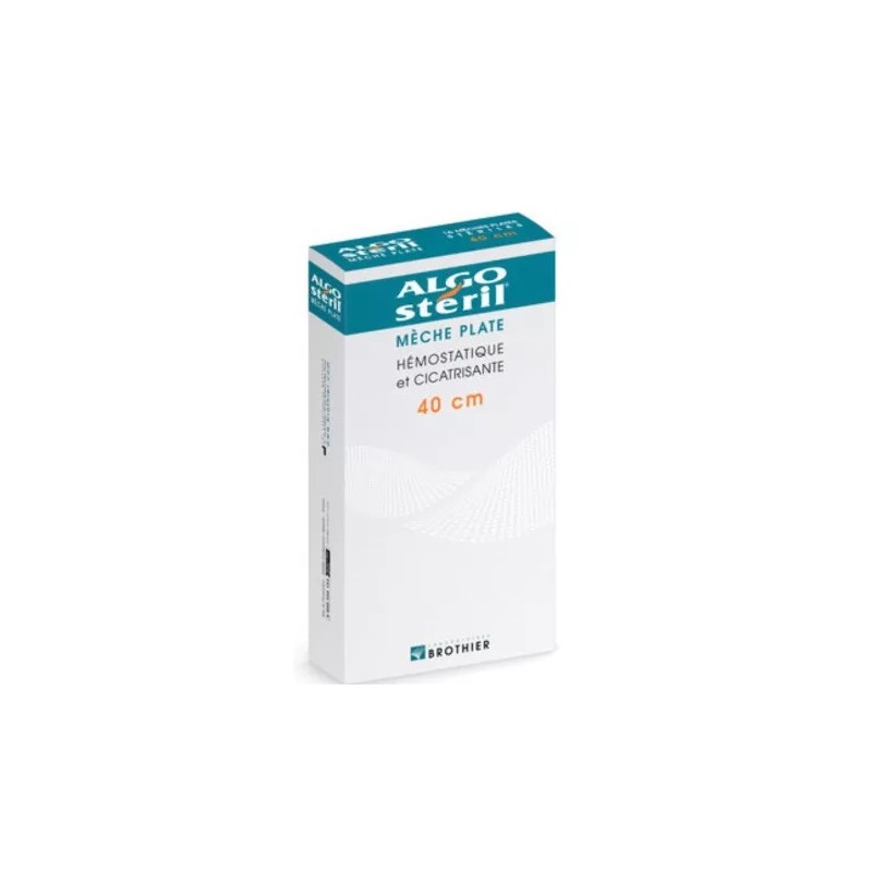 Brothier – Algosteril Compresse à l’Alginate de Calcium 5 x 40 cm, boîte de 16