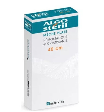Brothier – Algosteril Compresse à l’Alginate de Calcium 5 x 40 cm, boîte de 16