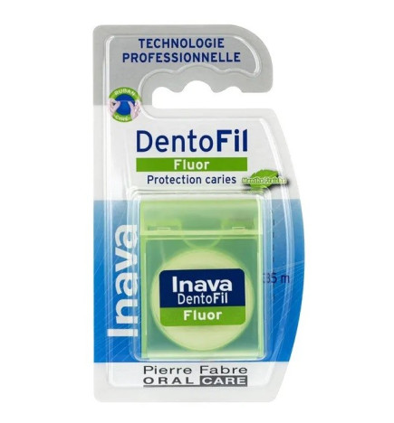 Inava – Dentofil Fluor, fil dentaire, 35 m