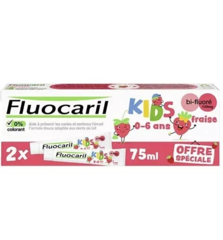 Fluocaril – Kids Dentifrice Bi-Fluoré 0-6 ans