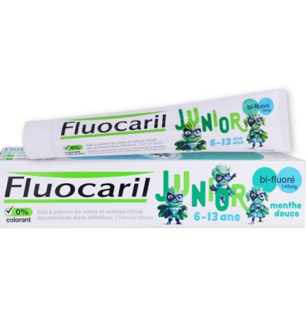 Fluocaril – Junior Dentifrice Menthe Douce 6-13 ans