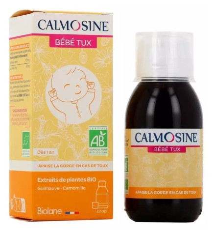 Calmosine – Bébé Tux bio, sirop, 100 ml