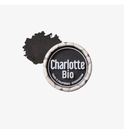 Charlotte Bio – Fard à paupières monochrome Mat Black