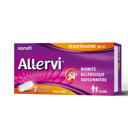 Allervi – Rhinite allergique saisonnière x7 Comprimés