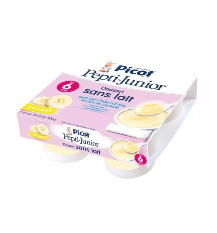 Picot – Pepti Junior Dessert sans lait banane dès 6 mois x 4