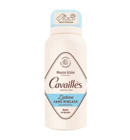 Cavaillès – mousse intime sans rinçage antibactérien, 100 ml