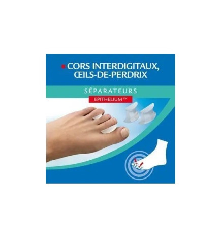 Epitact – Séparateurs Cors Interdigitaux Œils-de-Perdrix Taille L Boîte de 4