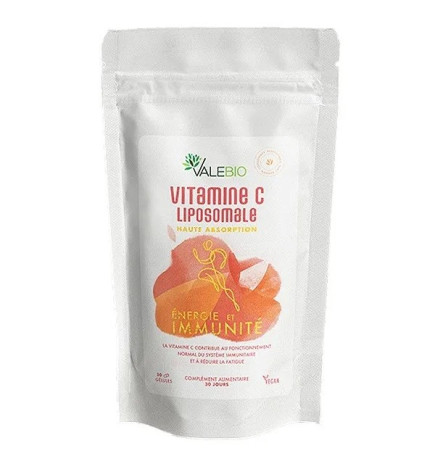 Valebio – Vitamine C Liposomale Énergie et Immunité, x30 Gélules