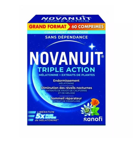 Novanuit – Triple Action x60 Comprimés