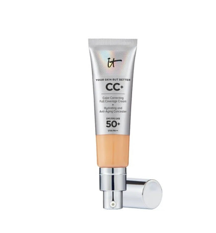 It Cosmetics – Your Skin But Better CC crème SPF 50+, correctrice haute couvrance, teinte Medium Tan, 32 ml