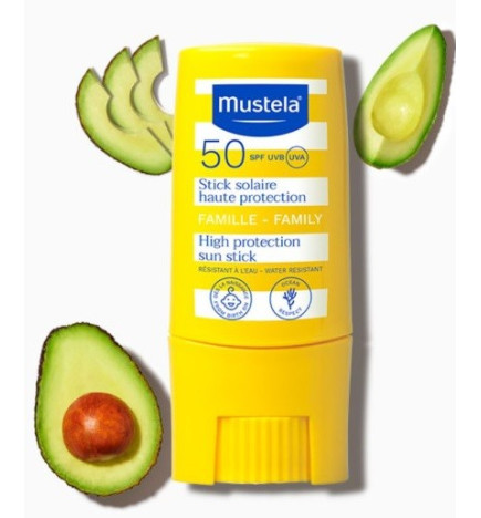 Mustela – Stick Solaire Haute Protection SPF50 Famille 9 ml