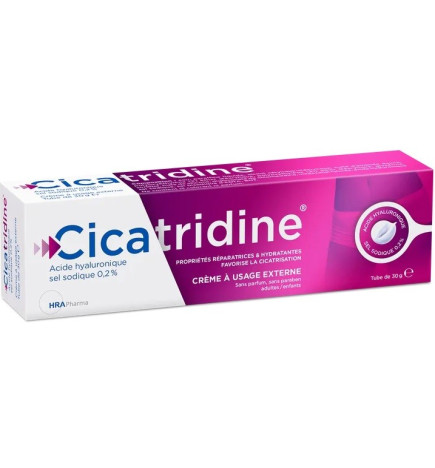 Cicatridine – Crème intime acide hyaluronique, 30 g