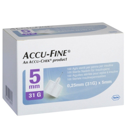 ACCU-FINE – AIG STYLO INSULINE 31G*5MM 100