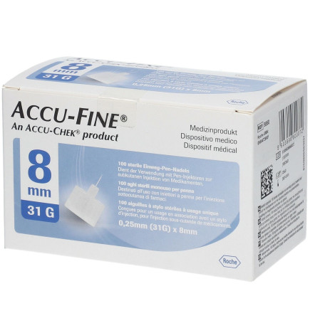 ACCU-FINE – AIG STYLO INSULINE.31G*8MM 100