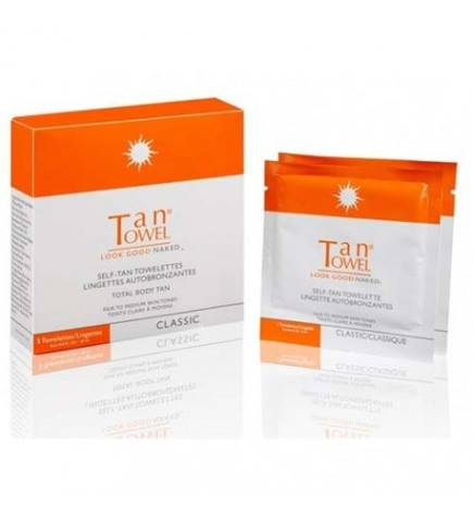 Tan Towel – Lingettes Autobronzantes Corps Entier Classiques, x5
