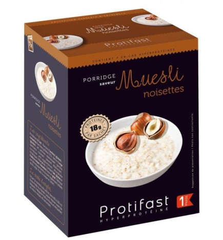 Protifast – Porridge protéiné saveur muesli noisettes