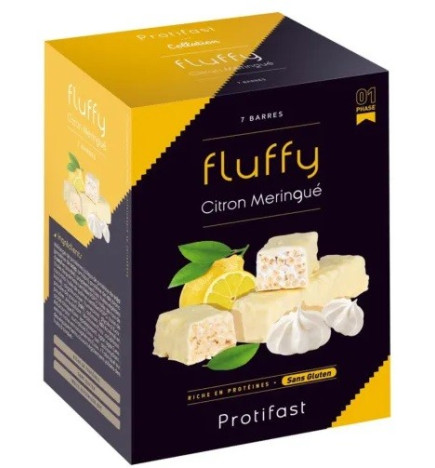 Protifast – Barres citron meringué Fluffy x7