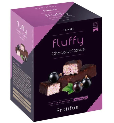 Protifast – Barres chocolat cassis Fluffy x7