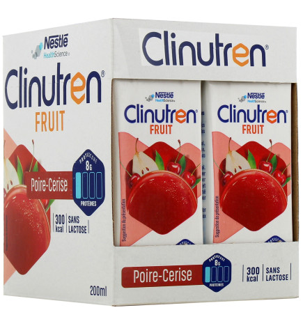 Clinutren – Fruit poire cerise, 200 ml x4