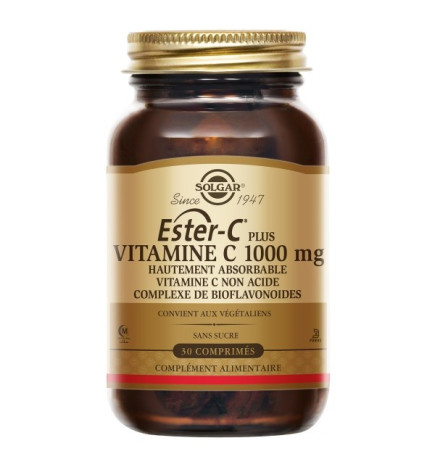 Solgar – Ester-C 1000, x30 comprimés