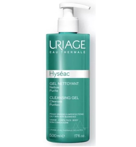 Uriage – Hyséac Gel Nettoyant 500 ml