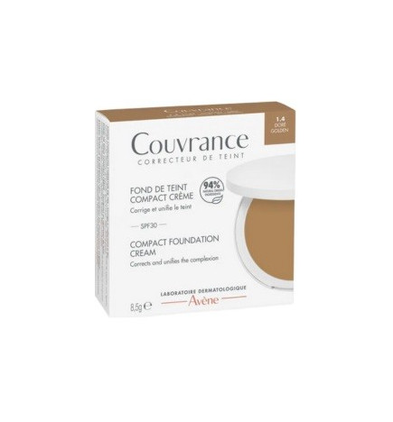 AVENE – Couvrance Fond de teint compact crème 1.4 Doré
