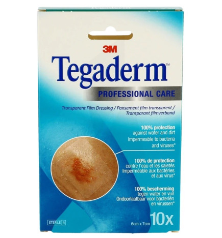 TEGADERM – Pansement, 7 cm x 6 cm x10