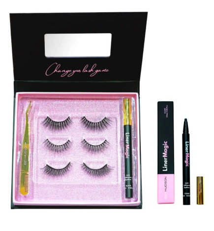 AGETI – Kit Premium Lashes Natural + Liner Magic Transparent