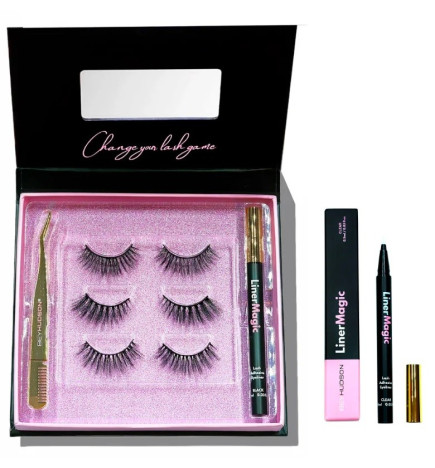 AGETI – Kit Premium Lashes Drama + Liner Magic Transparent