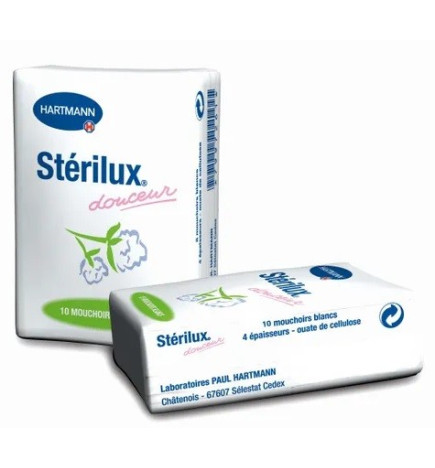 Hartmann – Stérilux Douceur Mouchoirs blancs, unité