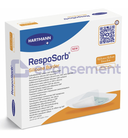 Hartmann – Resposorb Silic Border - 12,5X12,5 - 10P