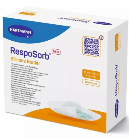 Hartmann – Resposorb Silic Border - 10X10 - 10P