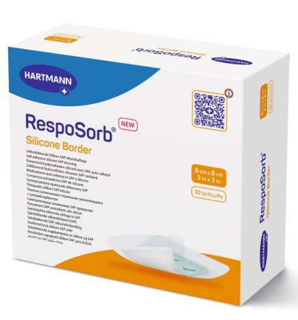 Hartmann – Resposorb Silic Border - 8X8 - 10P