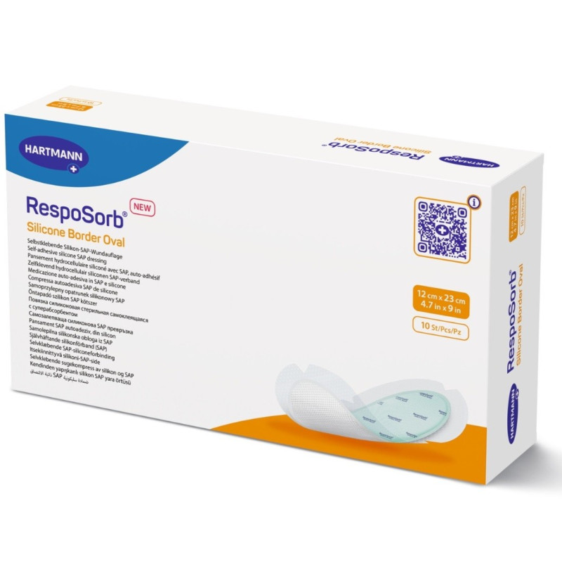 Hartmann – RESPOSORB SILICONE BORDER - 12x23 - 10P