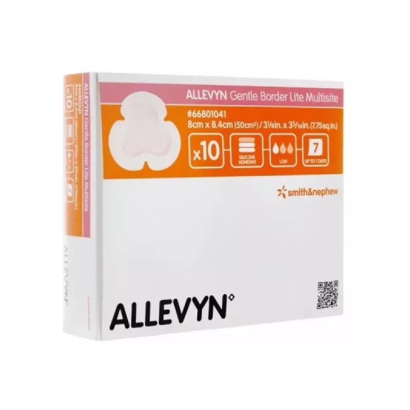 Allevyn Gentle Border Lite Multisite 8x8,4 cm