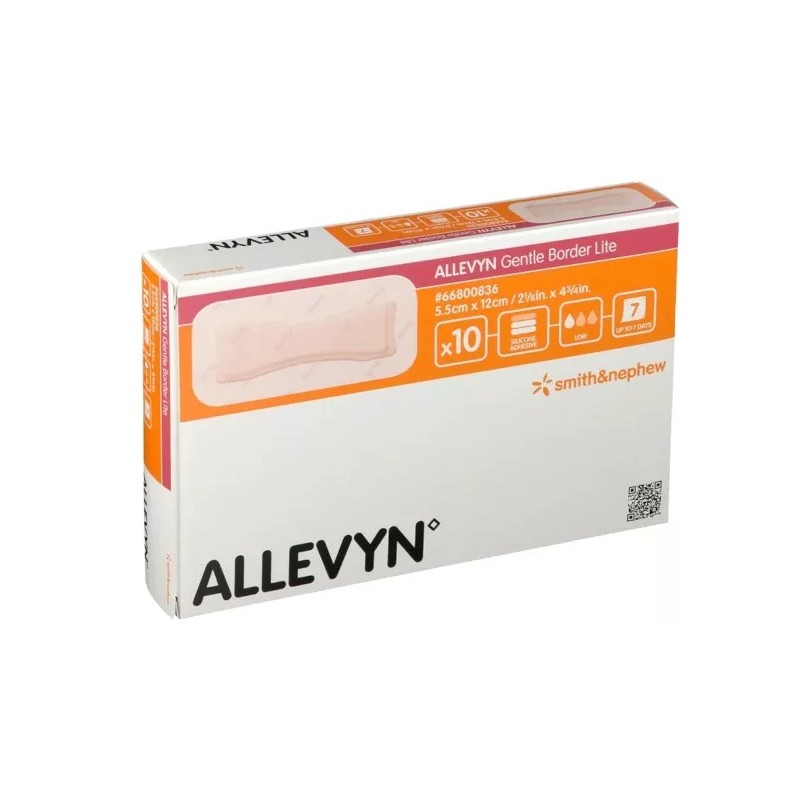Allevyn Gentle Border Lite 5,5x12cm 10