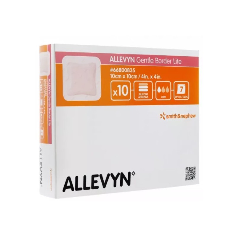Allevyn Gentle Border Lite pansements 10x10cm 10