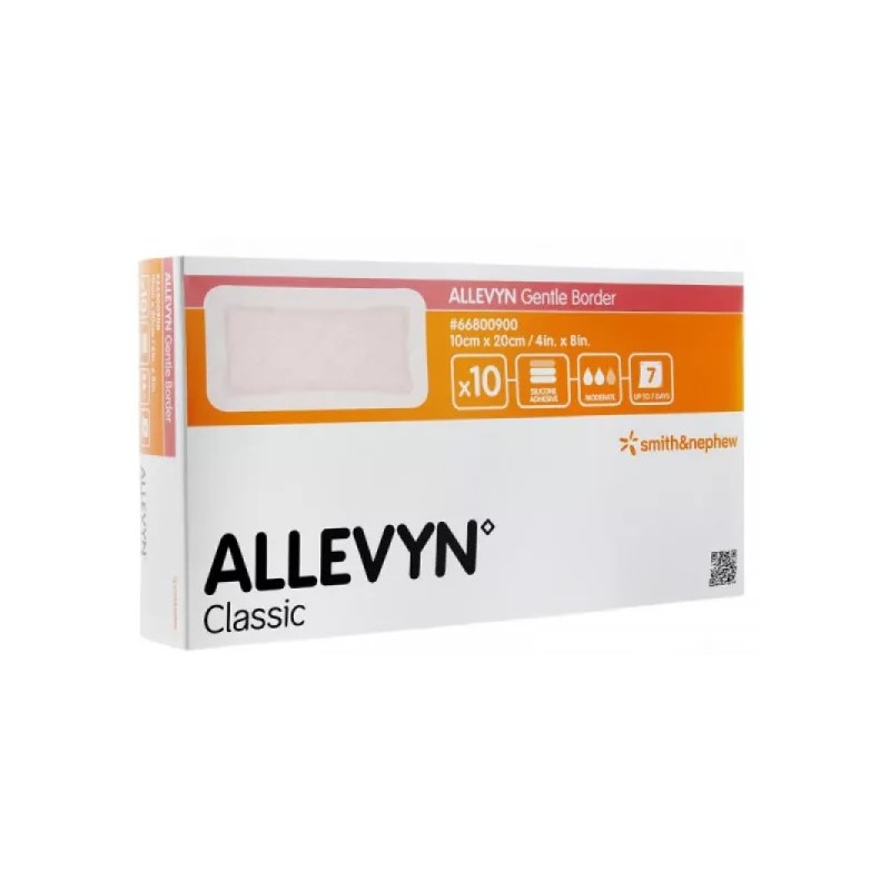 Allevyn Gentle Border Pansements 10x20cm 10
