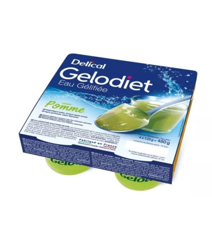 Delical – Eau Gélifiée Pomme 4X120G