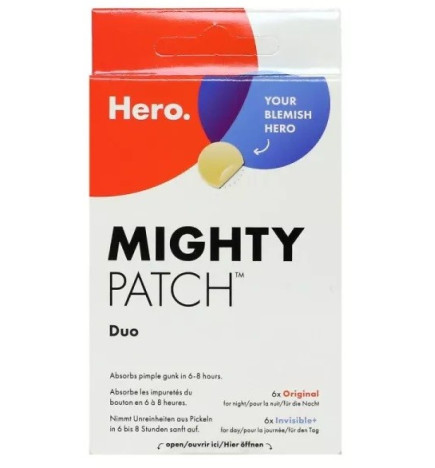 Hero – Mighty Patch Duo – 6 Original + 6 Invisible