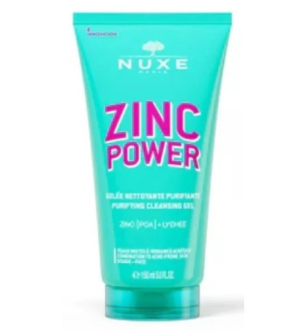 Nuxe – Zinc Power Gelée Nettoyante Purifiante, 150 ml