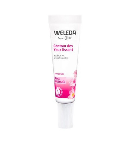 Weleda – Contour des Yeux Lissant à la Rose Musquée, 12 ml
